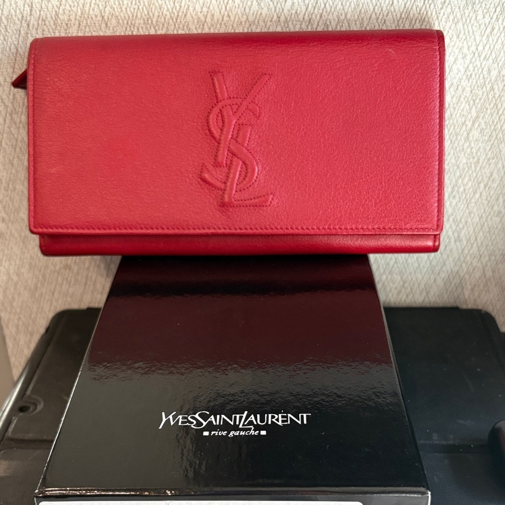 Yves Saint Laurent Scarlet Wallet